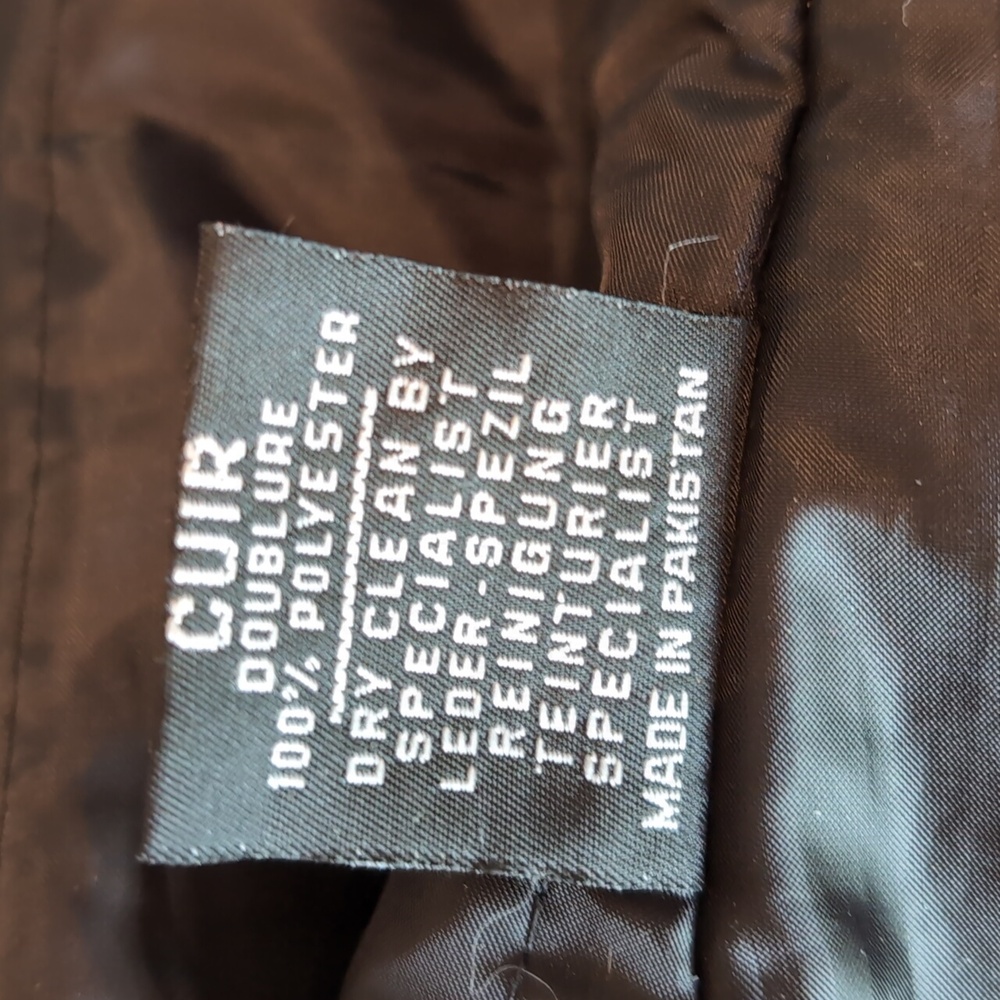 Motorcycle leather black women's jacket size XL - Picture 15 of 16